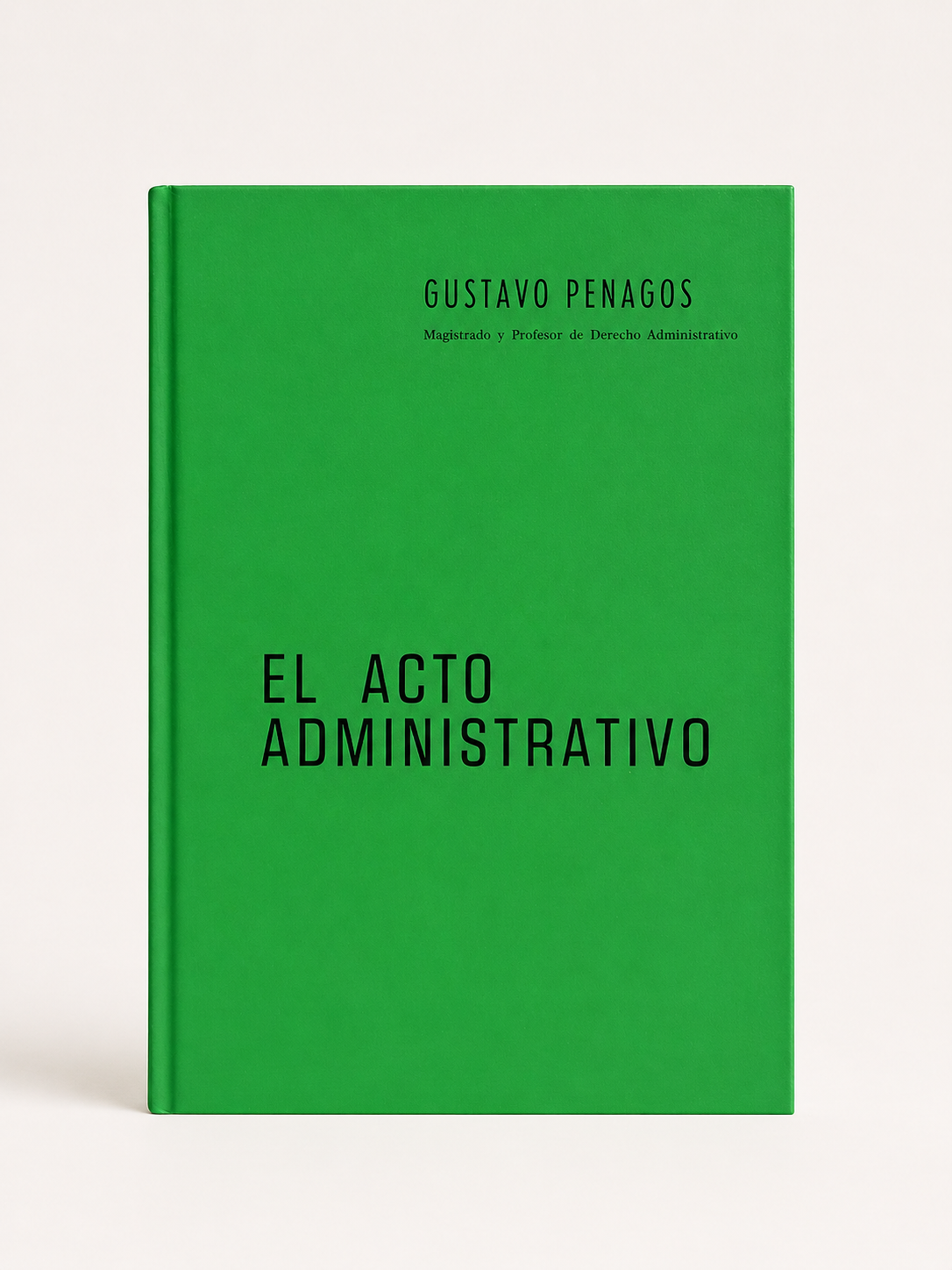 Portada verde de El Acto Administrativo
