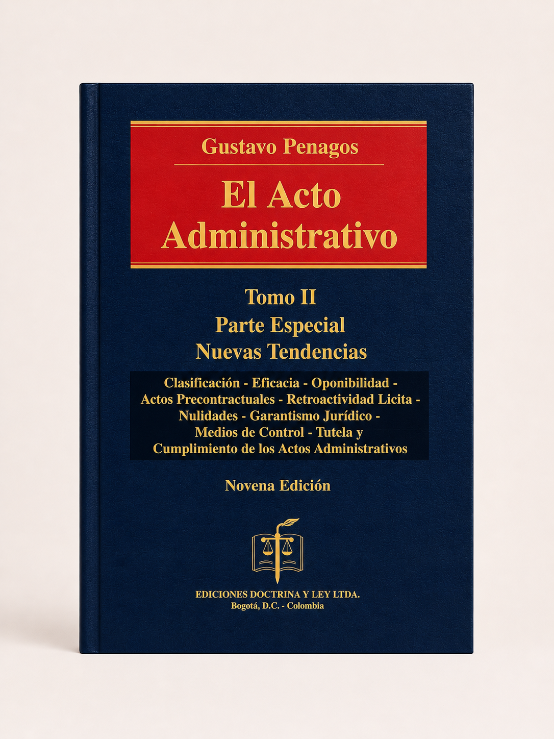 Portada de El Acto Administrativo Tomo II, novena edicion