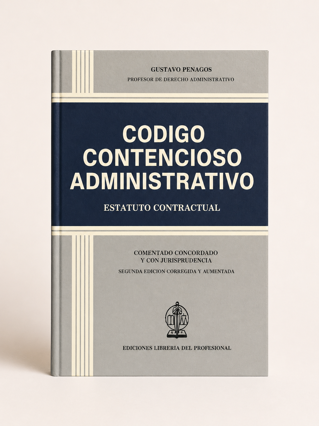 Portada gris de Codigo Contencioso Administrativo y Estatuto Contractual