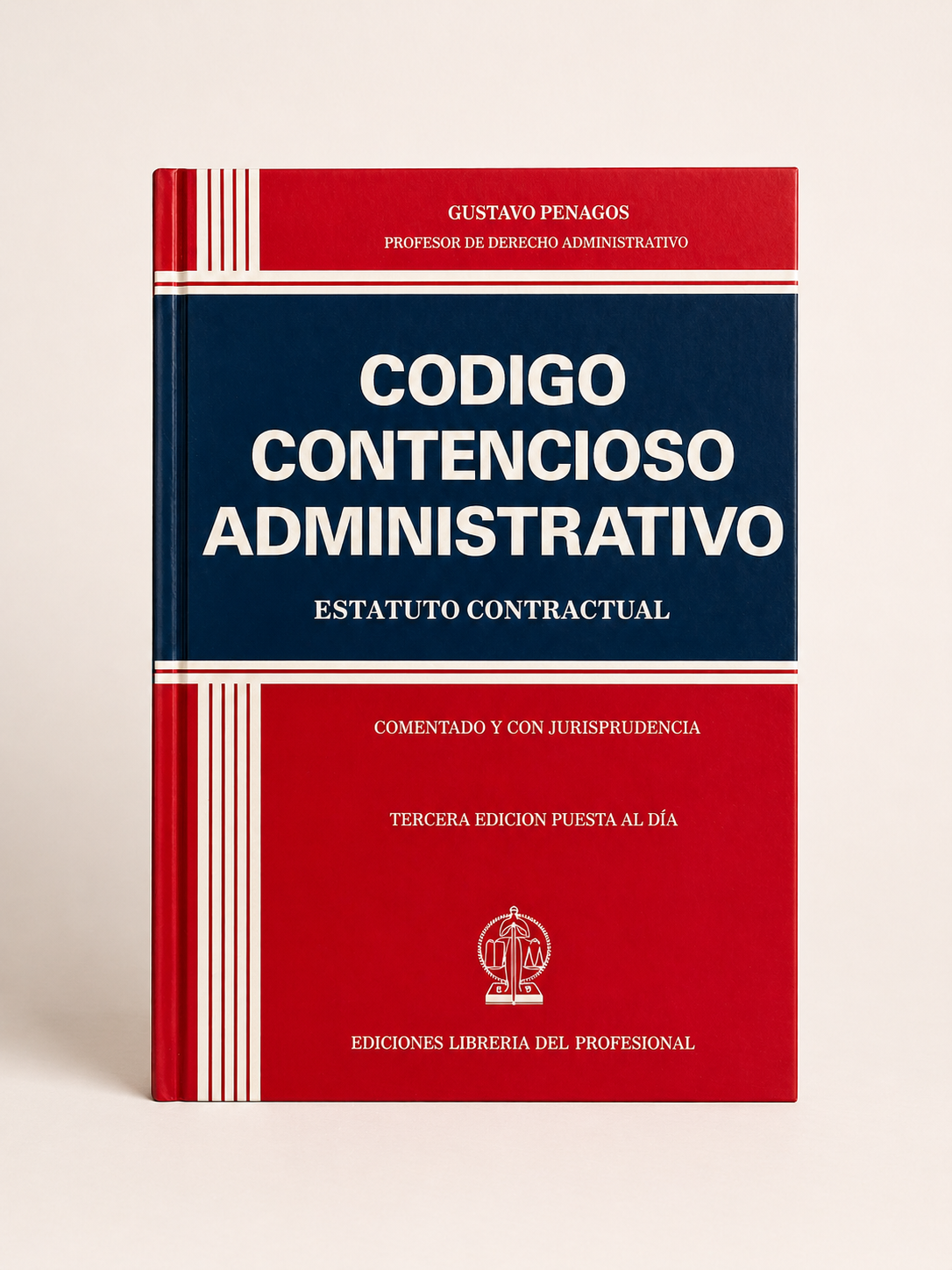 Portada roja de Codigo Contencioso Administrativo y Estatuto Contractual