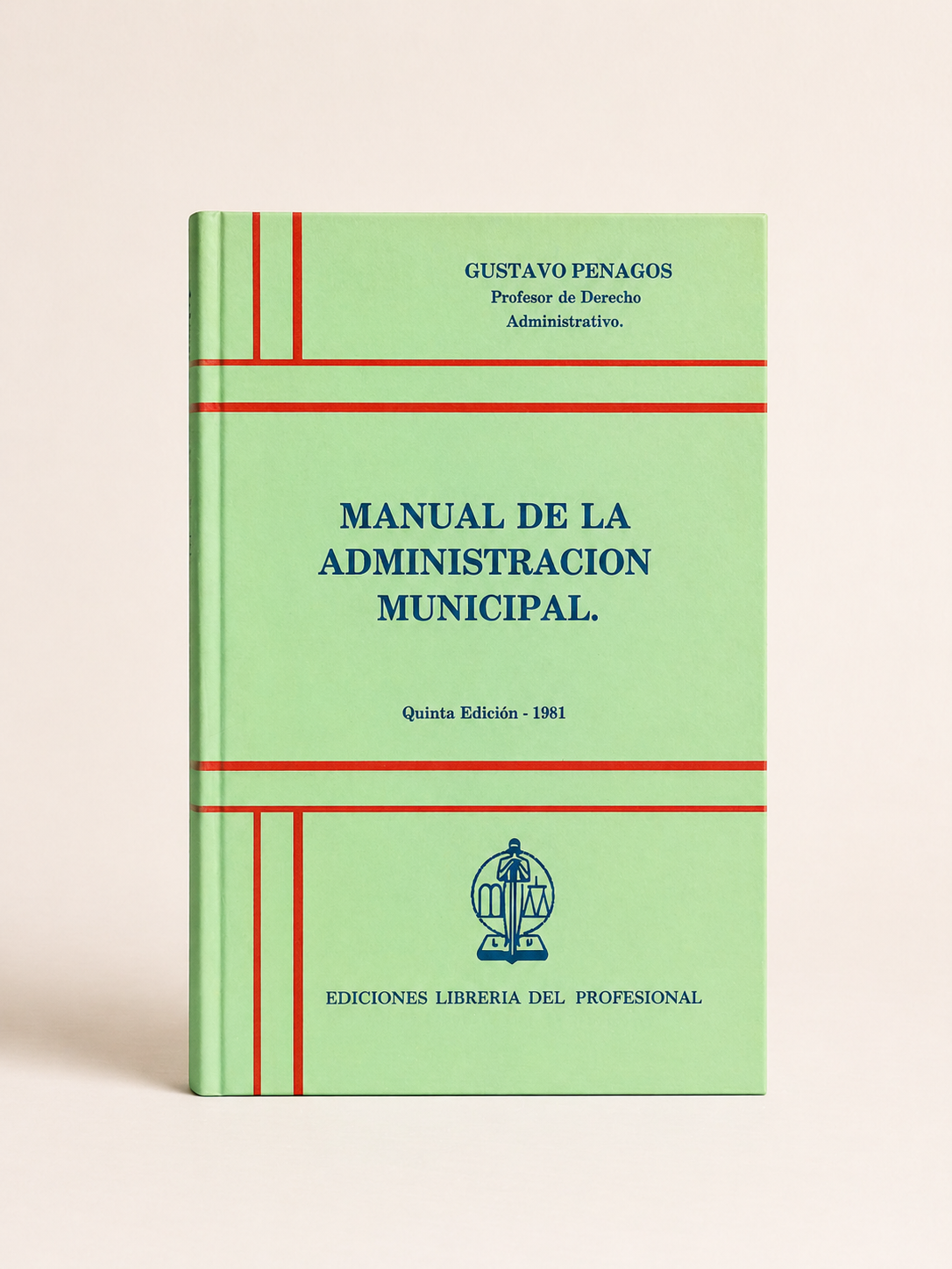 Portada verde de Manual de la Administracion Municipal