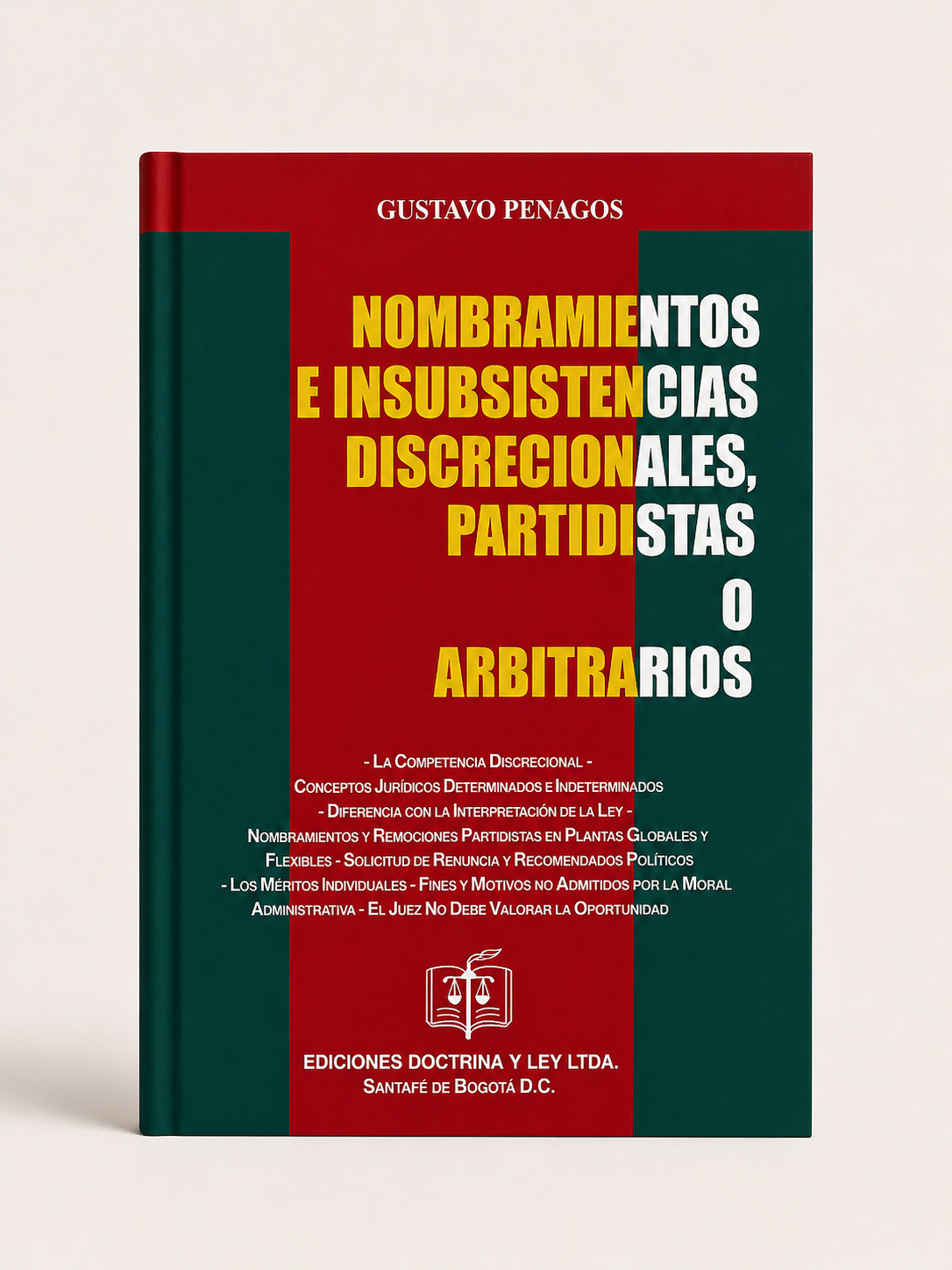 Portada de Nombramientos e insubsistencias discrecionales partidistas